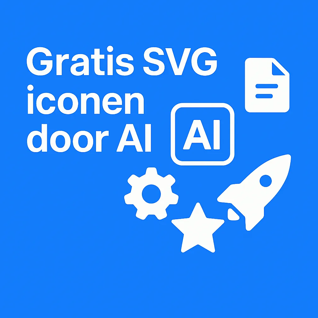 Maak Gratis SVG Iconen met AI - Ontwerp Je Eigen Iconen Zonder Registratie