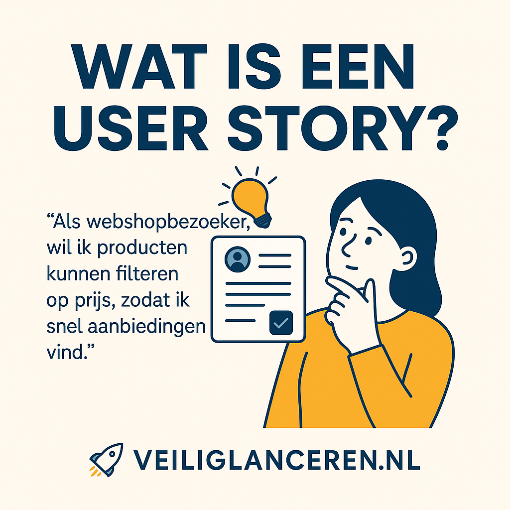 Wat is een user story